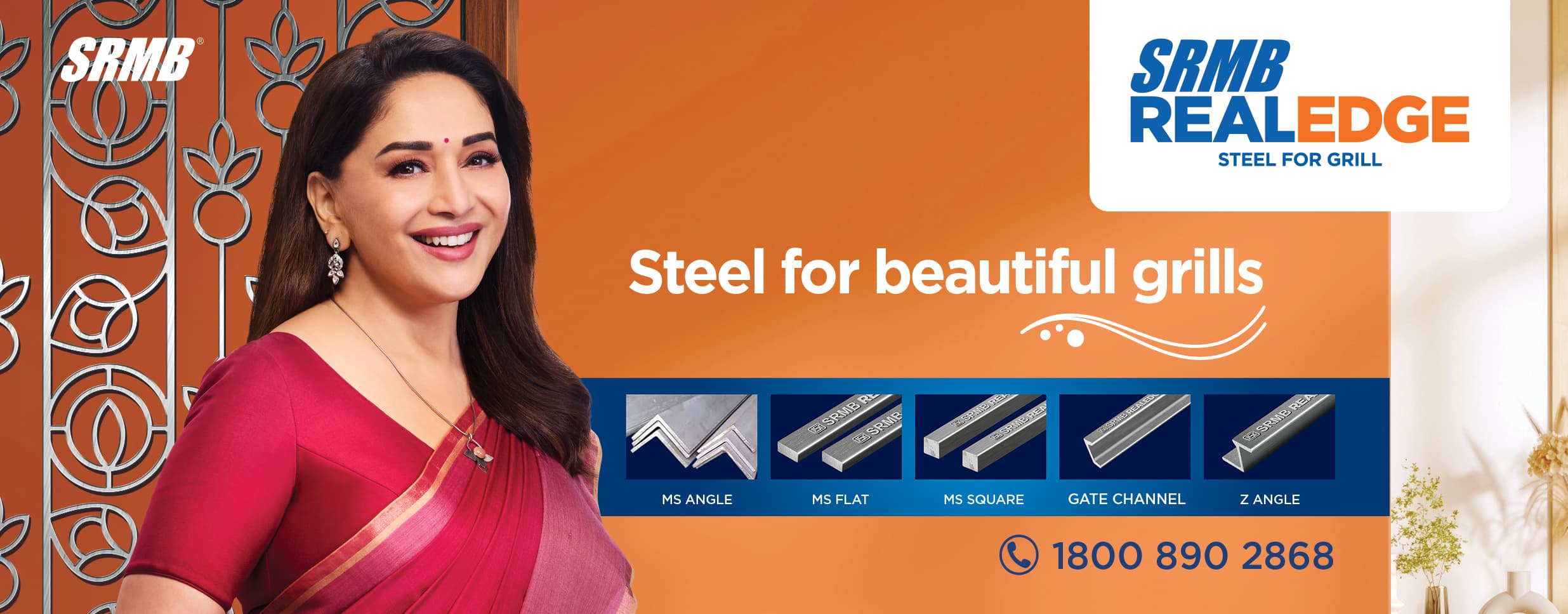 RealEdge steel grill banner